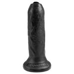 King Cock 6 Uncut - Zwart