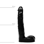 Realistische Dildo 21 cm - Zwart