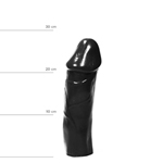 Realistische Dildo 28 cm - Zwart