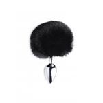 Onyx Bunny Tail Buttplug
